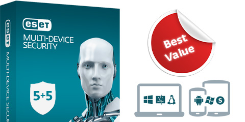 ESET Multi-Device Security Pack (5+5) ESET Multi-Device Security Pack (5+5)